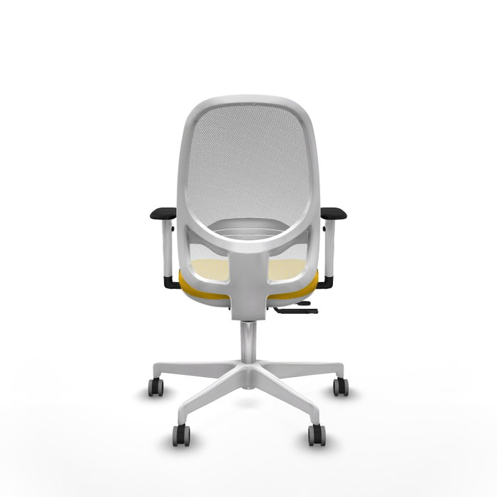 PIQUERAS Y CRESPO Silla de oficina Cilanco con mecanismo Sincro/Traslack, Amarillo y Blanco PIQUERAS Y CRESPO Silla de oficina Cilanco con mecanismo Sincro/Traslack, Amarillo y Blanco