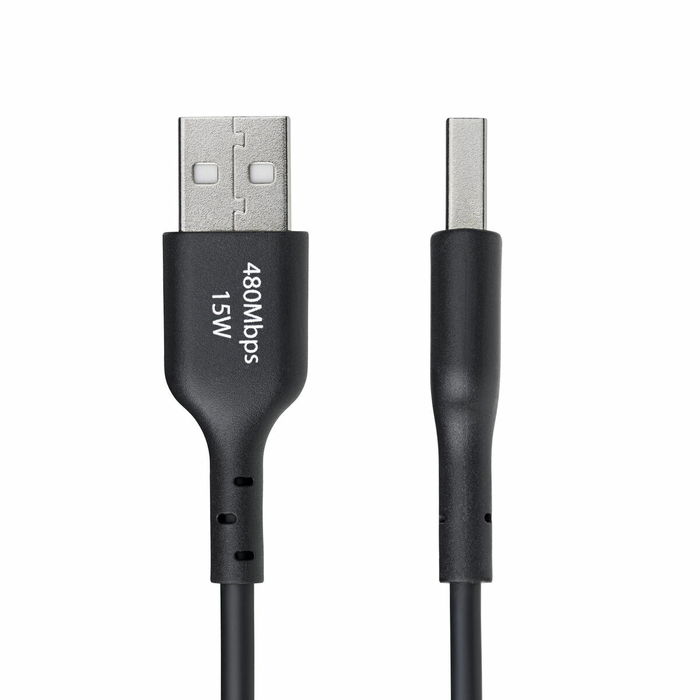 Cable USB Startech USB2AC1MNC Negro 1 m