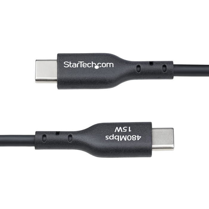 Cable USB Startech USB2AC1MNC Negro 1 m