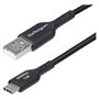 StarTech.com Cable de Carga y Sincronización USB-A a USB-C de 1m, Negro
