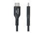 StarTech.com Cable USB-A a USB-C 1m (3ft) - USB 2.0, Carga 3A/15W, Datos 480 Mbps, Conectores Níquel, TPE