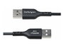 StarTech.com Cable USB-A a USB-C 1m (3ft) - USB 2.0, Carga 3A/15W, Datos 480 Mbps, Conectores Níquel, TPE