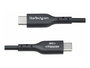 StarTech.com Cable USB-A a USB-C 1m (3ft) - USB 2.0, Carga 3A/15W, Datos 480 Mbps, Conectores Níquel, TPE
