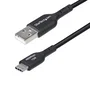 StarTech.com Cable de Carga y Sincronización USB-A a USB-C de 1m, Negro