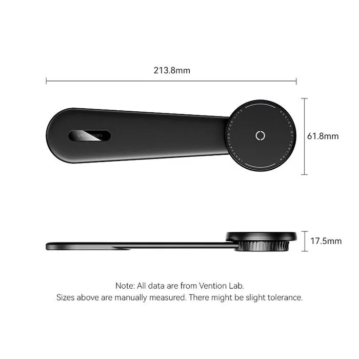 Vention Cargador de Coche Inalámbrico KSKB0 15W Negro Vention Cargador de Coche Inalámbrico KSKB0 15W Negro