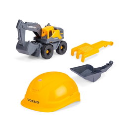 Dickie Volvo Tough Excavator Playset de 4 piezas