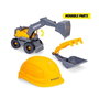 Dickie Volvo Tough Excavator Playset de 4 piezas