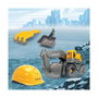 Dickie Volvo Tough Excavator Playset de 4 piezas