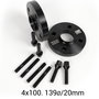 OMP Speed Juego de Separadores 20mm PCD 4x100 Negro
