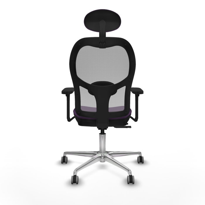 PIQUERAS Y CRESPO Silla de oficina Jorquera con mecanismo Sincro/Traslack, Morado y Gris PIQUERAS Y CRESPO Silla de oficina Jorquera con mecanismo Sincro/Traslack, Morado y Gris