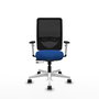 PIQUERAS Y CRESPO Silla de oficina Zulema con mecanismo Sincro/Traslack, Azul y Negro