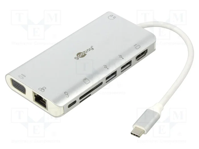 GOOBAY Hub USB 3.0 con 9 puertos, SD/microSD y HDMI 4K UHD GOOBAY Hub USB 3.0 con 9 puertos, SD/microSD y HDMI 4K UHD