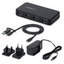 StarTech Hub USB 4 Puertos USB-A 5Gbps con Alimentación Propia y Cable Host 2-en-[1 USB-C/USB-A - Puerto Carga BC 1.2 - Incluye Adaptador 24W
