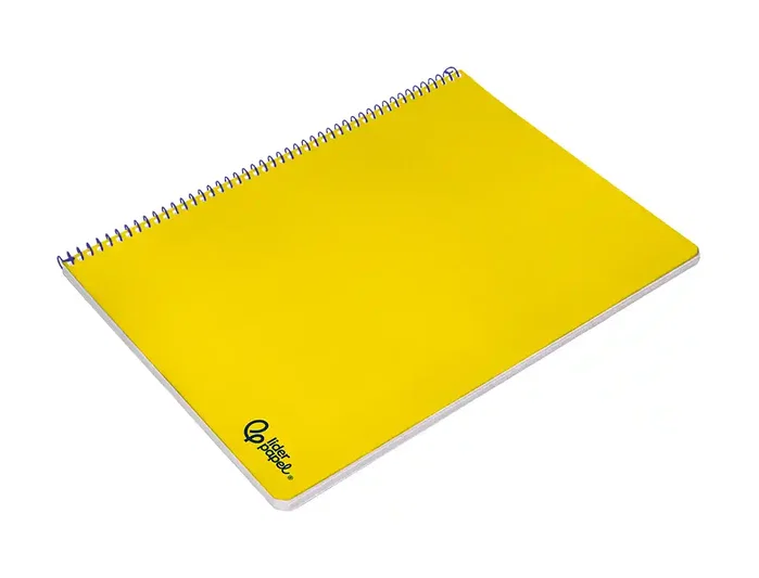 Liderpapel Cuaderno Espiral Smart A4 Tapa Blanda Amarillo