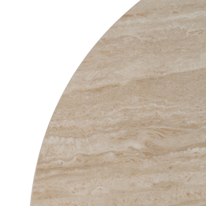 Ixia Mesa de Comedor Beige Piedra con Efecto Travertino