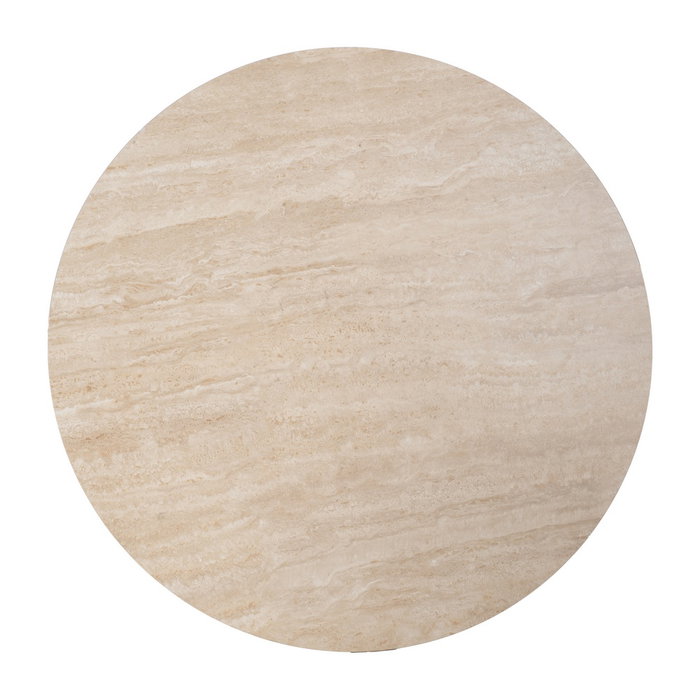 Ixia Mesa de Comedor Beige Piedra con Efecto Travertino