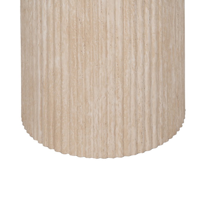Ixia Mesa de Comedor Beige Piedra con Efecto Travertino