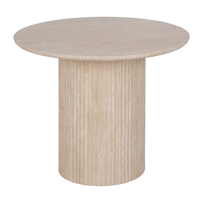 Ixia Mesa de Comedor Beige Piedra con Efecto Travertino