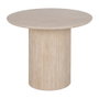 Ixia Mesa de Comedor Beige Piedra con Efecto Travertino