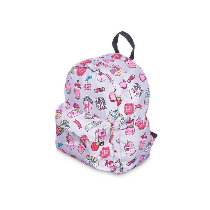 Mochila Escolar Pincello Multicolor 28 x 12 x 22 cm 22 x 28 x 12 cm Arcoíris (12 Unidades)