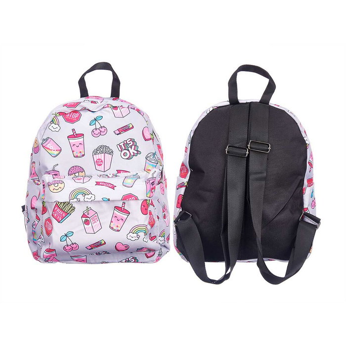 Mochila Escolar Pincello Multicolor 28 x 12 x 22 cm 22 x 28 x 12 cm Arcoíris (12 Unidades)