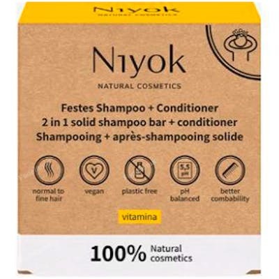 NIYOK Champú + Acondicionador Sólido Vitamina (Reacondicionado) NIYOK Champú + Acondicionador Sólido Vitamina (Reacondicionado)