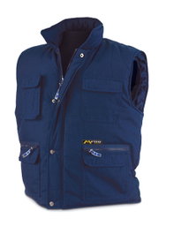 ROPA FINSTOCK Abrigo Chaleco Azul Multibolsillo XXL