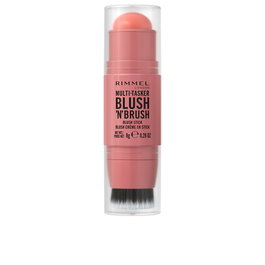 Rimmel London Multi-Tasker Blush 'n' Brush Stick - Rubor en Barra con Brocha Integrada #100-Cotton Candy, 8 gr