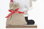 DKD Home Decor Figura Navidad Tradicional Santa Negro Rojo 5 x 31 x 13 cm (12 Unidades)