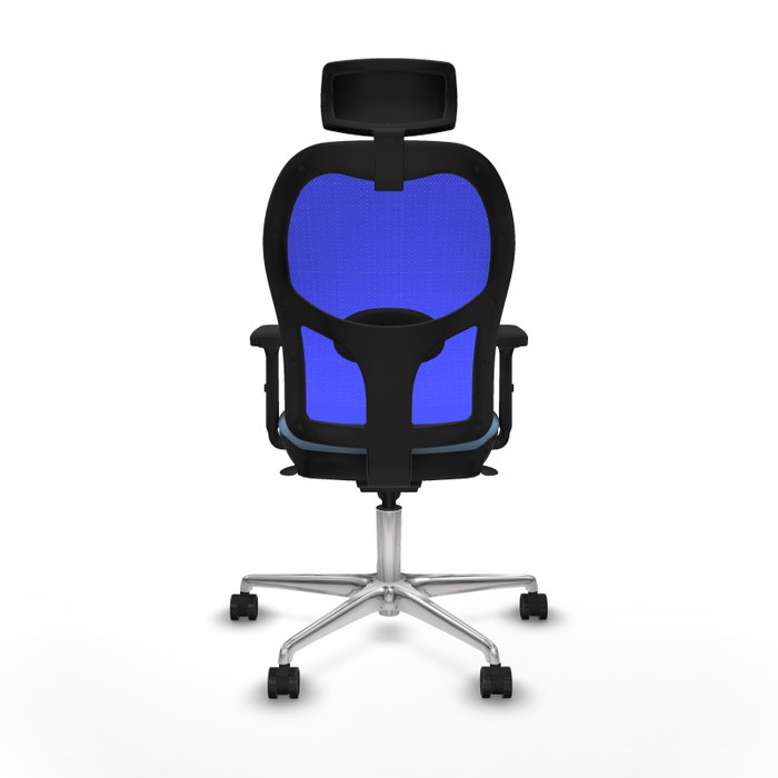 PIQUERAS Y CRESPO Silla de oficina Jorquera con mecanismo Sincro, Azul