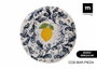 La Mediterranea Plato Llano Limoi Iberica Brillo de 26cm (Pack de 6)