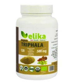ELIKAFOODS Triphala 120 Comprimidos Limpiador Interno Digestivo y Sangre