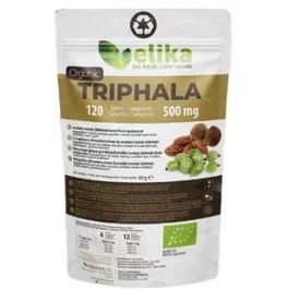 ELIKAFOODS Triphala 120 Comprimidos Limpiador Interno Digestivo y Sangre