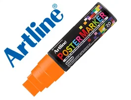 Artline Rotulador Poster Marker EPP-20 Punta Rectangular 20 mm Naranja Fluor