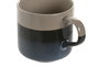 DKD Home Decor Taza de Porcelana Esmaltada Azul 350ml Loving 25