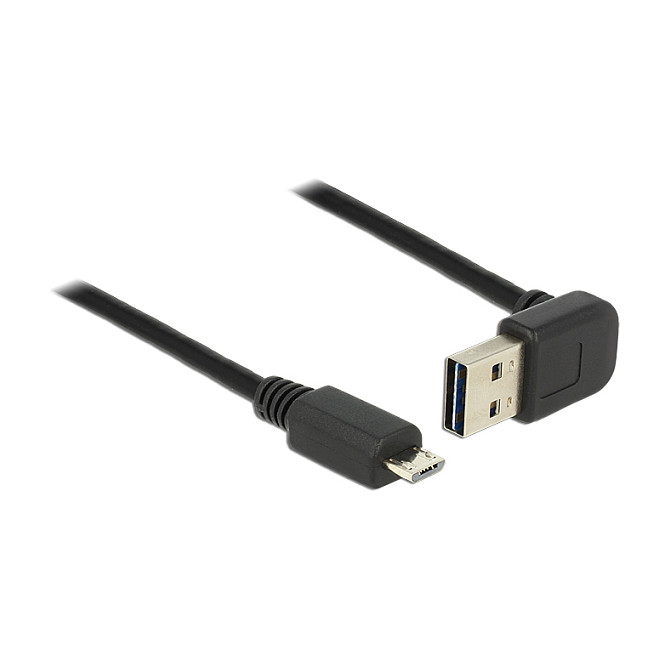 DeLOCK Cable USB 2.0 EASY-USB de 1 m con USB-A y Micro-B Negro DeLOCK Cable USB 2.0 EASY-USB de 1 m con USB-A y Micro-B Negro
