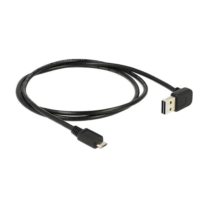 DeLOCK Cable USB 2.0 EASY-USB de 1 m con USB-A y Micro-B Negro DeLOCK Cable USB 2.0 EASY-USB de 1 m con USB-A y Micro-B Negro
