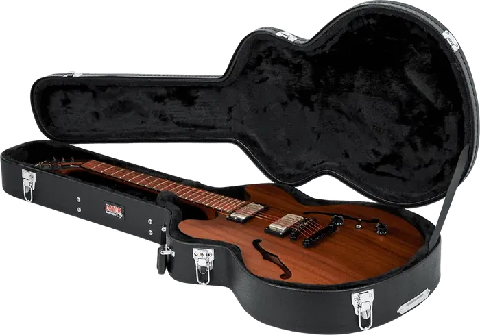 Gator Estuche Guitarra Eléctrica Formato 335 Semi Hollow GWE Negro