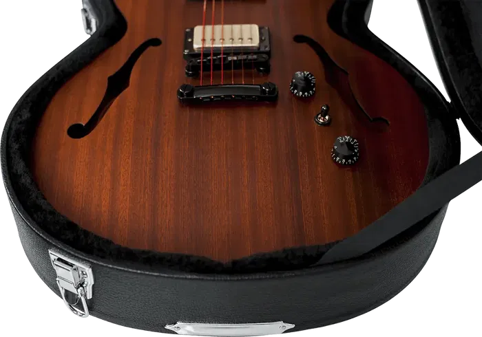 Gator Estuche Guitarra Eléctrica Formato 335 Semi Hollow GWE Negro