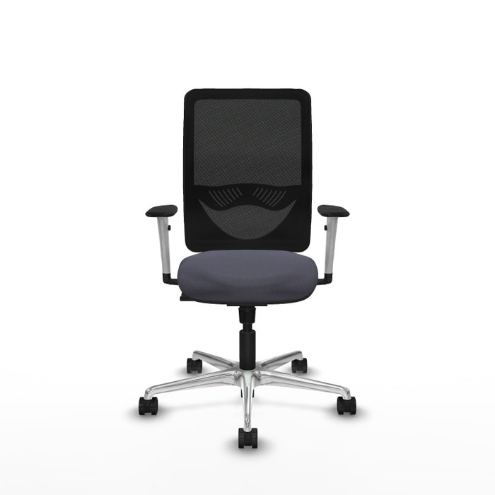 PIQUERAS Y CRESPO Silla de oficina Zulema con mecanismo Sincro Gris y Negro PIQUERAS Y CRESPO Silla de oficina Zulema con mecanismo Sincro Gris y Negro