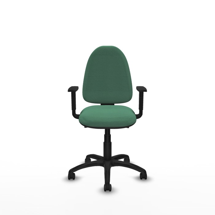 PIQUERAS Y CRESPO Silla de oficina Aýna Verde esmeralda con mecanismo Asincro