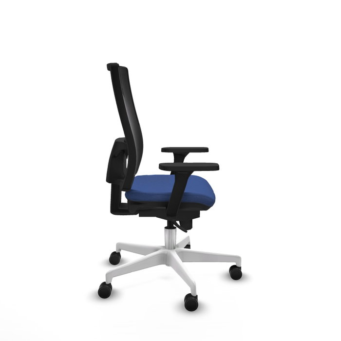 PIQUERAS Y CRESPO Silla de oficina Horna con mecanismo Sincro, Azul marino y Negro PIQUERAS Y CRESPO Silla de oficina Horna con mecanismo Sincro, Azul marino y Negro
