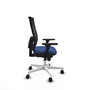 PIQUERAS Y CRESPO Silla de oficina Horna con mecanismo Sincro, Azul marino y Negro