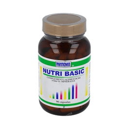PHYTOVIT Nutri Basic 90 Cápsulas - Complemento Alimenticio Citratos para Luchar contra la Acidificación