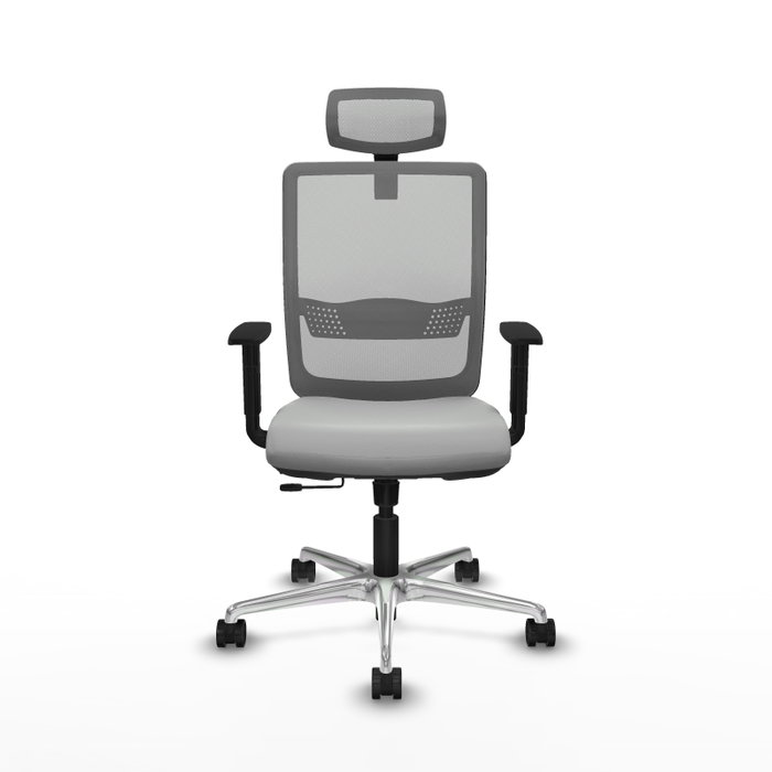 PIQUERAS Y CRESPO Silla de oficina Haches con mecanismo Sincro/Traslack Gris PIQUERAS Y CRESPO Silla de oficina Haches con mecanismo Sincro/Traslack Gris