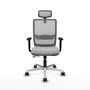 PIQUERAS Y CRESPO Silla de oficina Haches con mecanismo Sincro/Traslack Gris