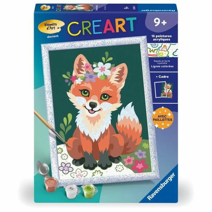 Ravensburger CreArt Kids Zorro floral 18x24cm Ravensburger CreArt Kids Zorro floral 18x24cm