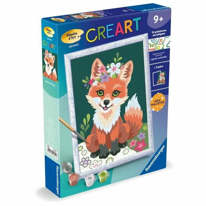 Ravensburger CreArt Kids Zorro floral 18x24cm Ravensburger CreArt Kids Zorro floral 18x24cm