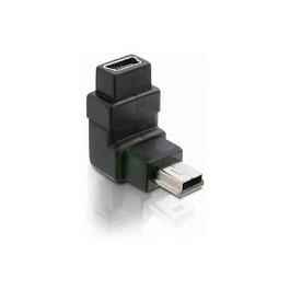 DeLOCK Adaptador USB-B mini 5 Pin con ángulo de 90°
