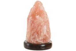 DKD Home Decor Lámpara Sobremesa Estilo Árabe Sal del Himalaya Rosa 8 x 12 x 8 cm